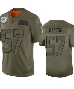 Seattle Seahawks Cody Barton Camo 2019 Salute To Service Limited Jersey