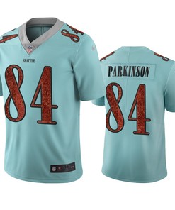 Seattle Seahawks Colby Parkinson Light Blue City Edition Vapor Limited Jersey