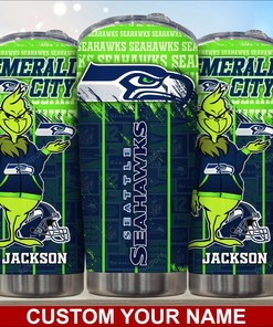 Seattle Seahawks Custom Name Tumbler - Customized Seattle Seahawks Custom Name Tumbler for Ultimate Fandom