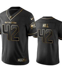 Seattle Seahawks Delano Hill Black Golden Edition 2019 Vapor Untouchable Limited Jersey - Mens