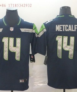 Seattle Seahawks Dk Metcalf #14 2020 Nfl Black Jersey Jersey