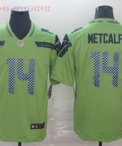 Seattle Seahawks Dk Metcalf #14 2020 Nfl Green Jersey Jersey