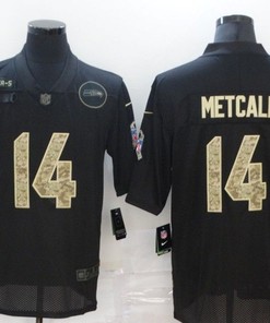 Seattle Seahawks Dk Metcalf #14 Nfl 2020 Black Jersey