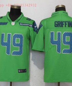 Seattle Seahawks Don Griffin #49 2020 Nfl Green Jersey Jersey