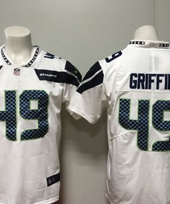 Seattle Seahawks Don Griffin #49 2020 Nfl White Jersey Jersey