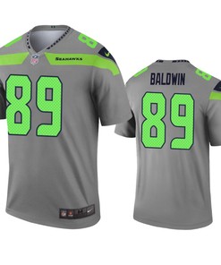 Seattle Seahawks Doug Baldwin Gray Inverted Legend Jersey