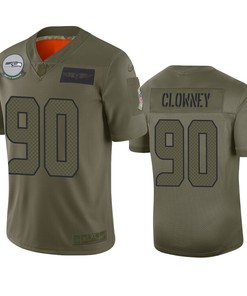 Seattle Seahawks Jadeveon Clowney Camo 2019 Salute To Service Limited Jersey