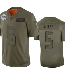 Seattle Seahawks Jason Myers Camo 2019 Salute To Service Limited Jersey