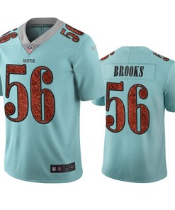 Seattle Seahawks Jordyn Brooks Light Blue City Edition Vapor Limited Jersey