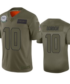 Seattle Seahawks Josh Gordon Camo 2019 Salute To Service Limited Jersey