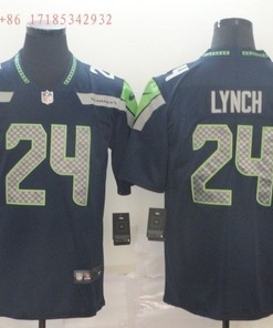 Seattle Seahawks Marshawn Lynch #24 2020 Nfl Black Jersey Jersey
