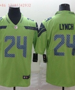 Seattle Seahawks Marshawn Lynch #24 2020 Nfl Green Jersey Jersey