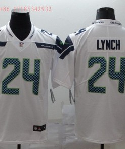 Seattle Seahawks Marshawn Lynch #24 2020 Nfl White Jersey