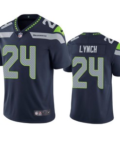 Seattle Seahawks Marshawn Lynch Navy Vapor Untouchable Limited Jersey