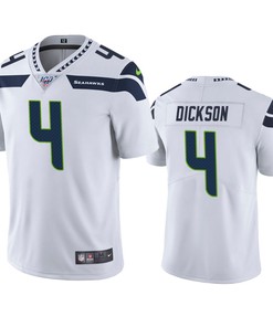 Seattle Seahawks Michael Dickson White 100th Season Vapor Limited Jersey