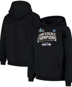 Seattle Seahawks NFC Conference Champions Black Pullover Hoodie