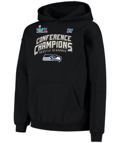 Seattle Seahawks NFC Conference Champions Black Pullover Hoodie