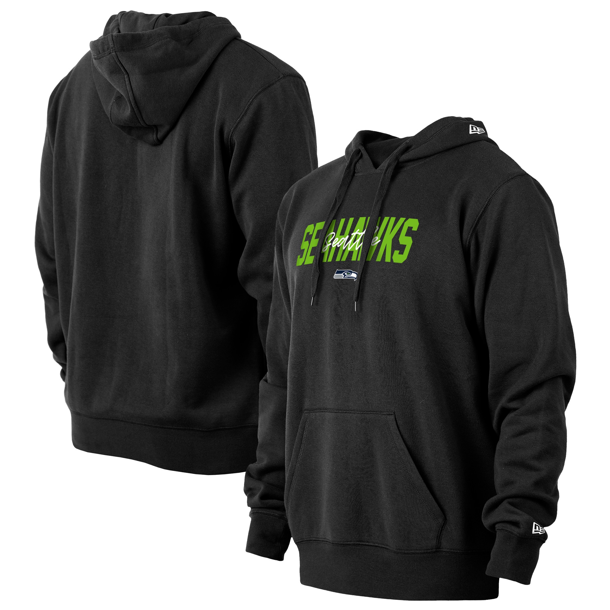 Seattle Seahawks New Era 2022 Nfl Draft Collection Pullover Hoodie - Black