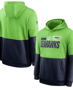 Seattle Seahawks Nfl 2020 Black And Green Hoodie Jersey
