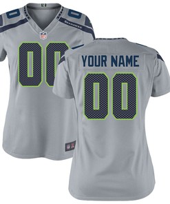 Seattle Seahawks Nike Womens Custom Game Jersey