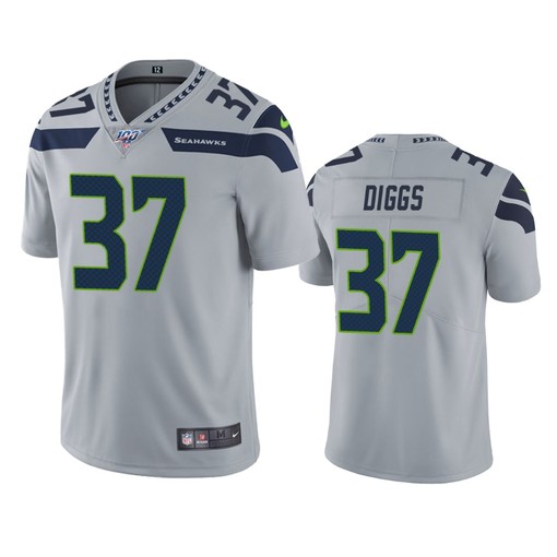 Seattle Seahawks Quandre Diggs Gray 100th Season Vapor Limited Jersey