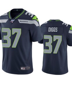 Seattle Seahawks Quandre Diggs Navy 100th Season Vapor Limited Jersey