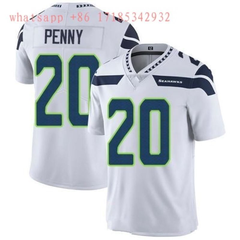 Seattle Seahawks Rashaad Penny #20 2020 Nfl White Jersey Jersey