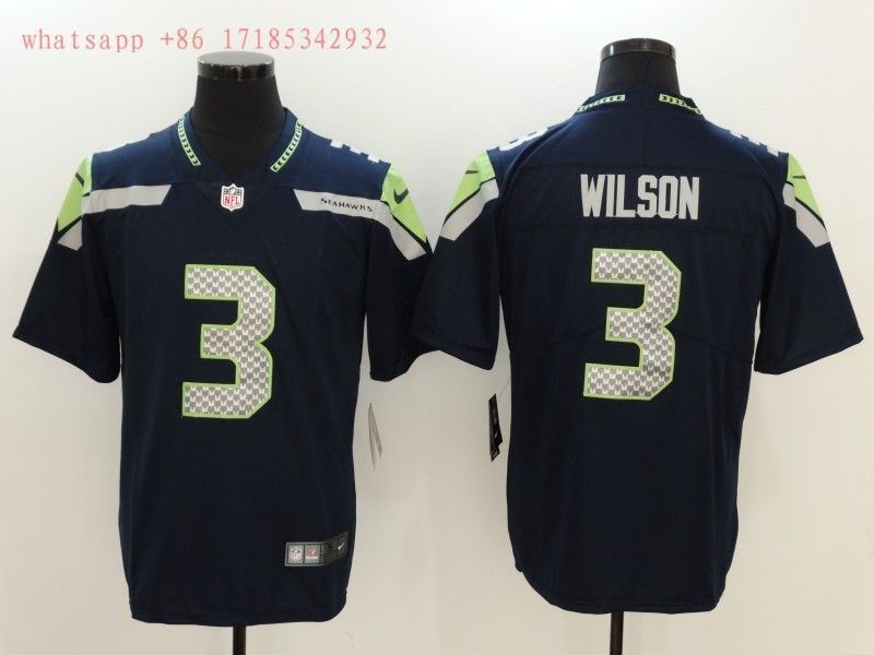 Seattle Seahawks Russell Wilson #3 2020 Nfl Black Jersey Jersey