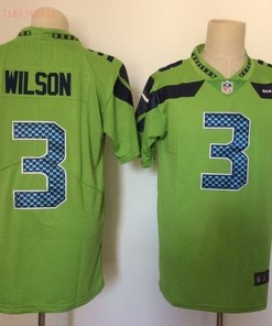 Seattle Seahawks Russell Wilson #3 2020 Nfl Green Jersey Jersey