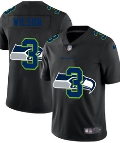 Seattle Seahawks Russell Wilson #3 Nfl 2020 Black Jersey