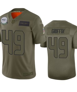 Seattle Seahawks Shaquem Griffin Camo 2019 Salute To Service Limited Jersey