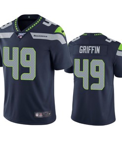 Seattle Seahawks Shaquem Griffin Navy 100th Season Vapor Limited Jersey