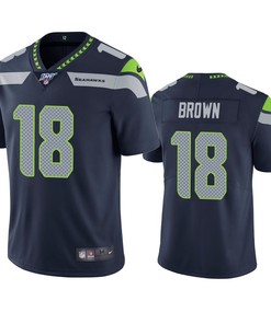 Seattle Seahawks Shaquill Griffin Navy 100th Season Vapor Limited Jersey