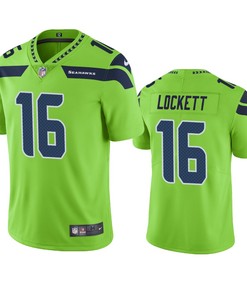 Seattle Seahawks Tyler Lockett Green Nike Color Rush Limited Jersey