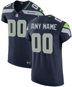 Seattle Seahawks Vapor Untouchable Custom Elite Jersey - College Navy Custom Jerseys Nfl