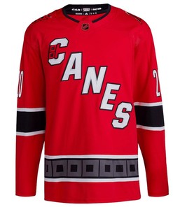 Sebastian Aho 20 Carolina Hurricanes Reverse Retro 2.0 Jersey - Red