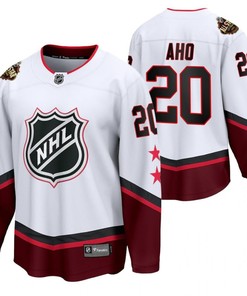 Sebastian Aho 20 Jersey Carolina Hurricanes 2022 All-Star White Eastern Conference Men Jersey Jersey