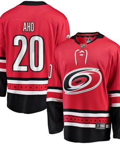 Sebastian Aho Carolina Hurricanes Fanatics Branded Breakaway Player Jersey - Red Nhl