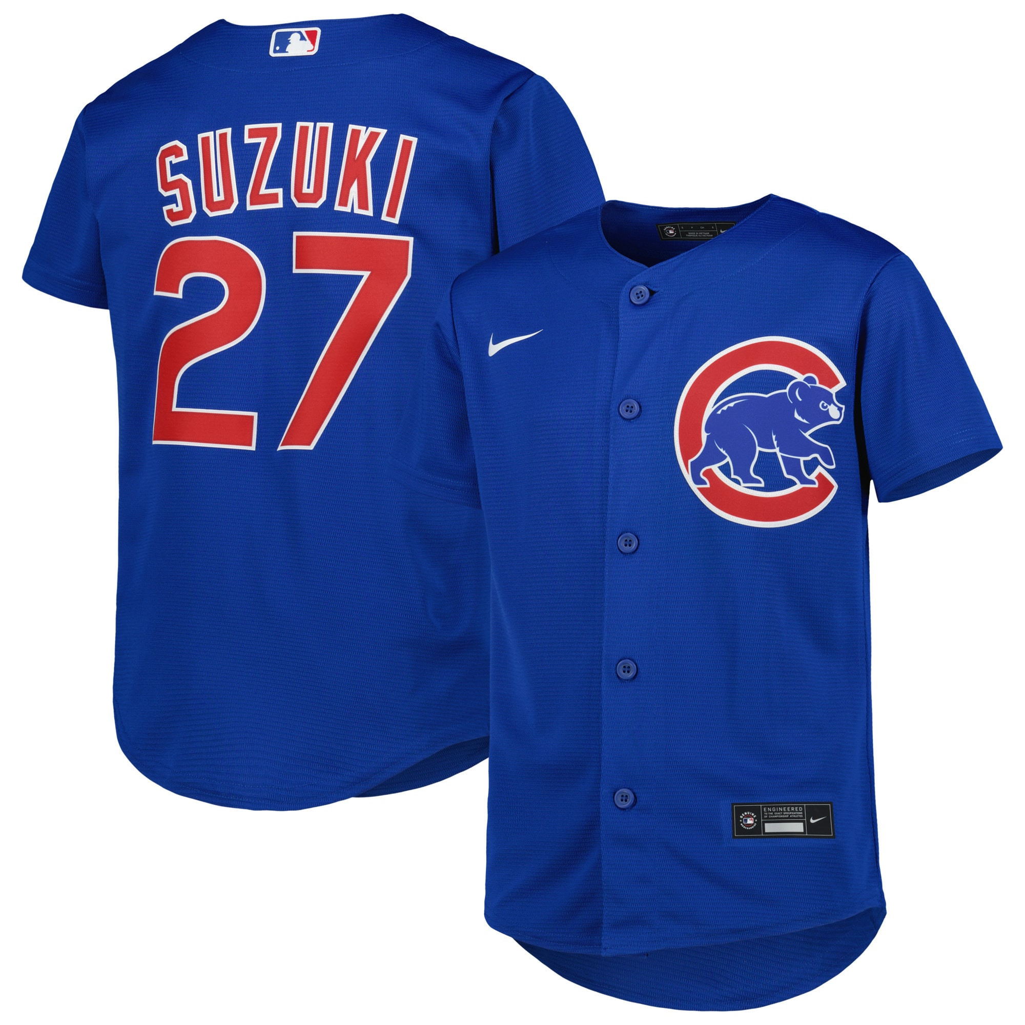 Seiya Suzuki Chicago Cubs Alternate Replica Player Jersey - Royal Mlb