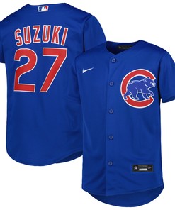 Seiya Suzuki Chicago Cubs Alternate Replica Player Jersey - Royal Mlb