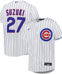 Seiya Suzuki Chicago Cubs Home Replica Player Jersey White Mlb