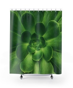 Sempervivum Garden Succulents Shower Curtain - Natural Touch for Your Home Decor