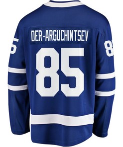 Semyon Der-Arguchintsev 85 Toronto Maple Leafs Stanley Cup 2023 Playoffs Patch Home Breakaway Men Jersey - Blue