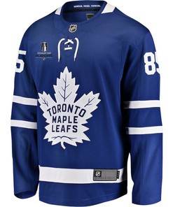 Semyon Der-Arguchintsev 85 Toronto Maple Leafs Stanley Cup 2023 Playoffs Patch Home Breakaway Men Jersey - Blue