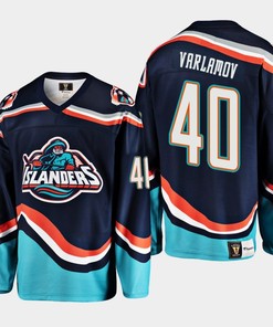 Semyon Varlamov 40 New York Islanders Navy Reverse Retro 2.0 Jersey 2022-23