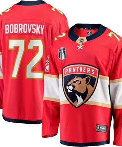 Sergei Bobrovsky 72 Florida Panthers 2023 Stanley Cup Final Home Breakaway Player Jersey - Red
