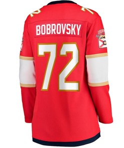 Sergei Bobrovsky 72 Florida Panthers Women's 2023 Stanley Cup Final Home Breakaway Player Jersey - Red