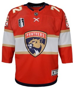 Sergei Bobrovsky 72 Florida Panthers Youth 2023 Stanley Cup Final Home Jersey - Red