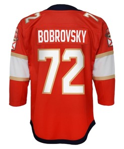 Sergei Bobrovsky 72 Florida Panthers Youth 2023 Stanley Cup Final Home Jersey - Red
