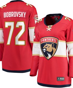Sergei Bobrovsky Florida Panthers Fanatics Branded Womens Home Breakaway Jersey - Red Nhl
